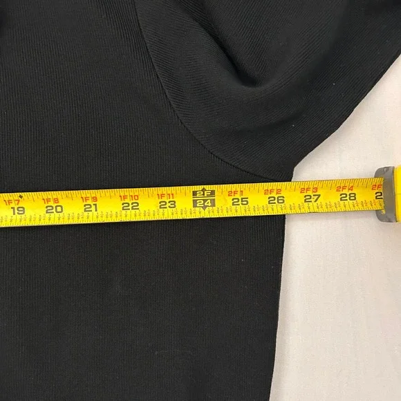 St. Croix Sweater Mens XXL Black Quarter Zip Knit Pullover Made in USA Vintage - Picture 6 of 7